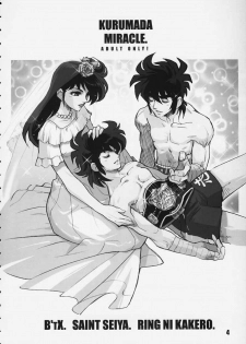 (CR27) [HF (Fujimoto Hideaki)] Kurumada Miracle. (B'T X, Ring ni Kakero, Saint Seiya) - page 4