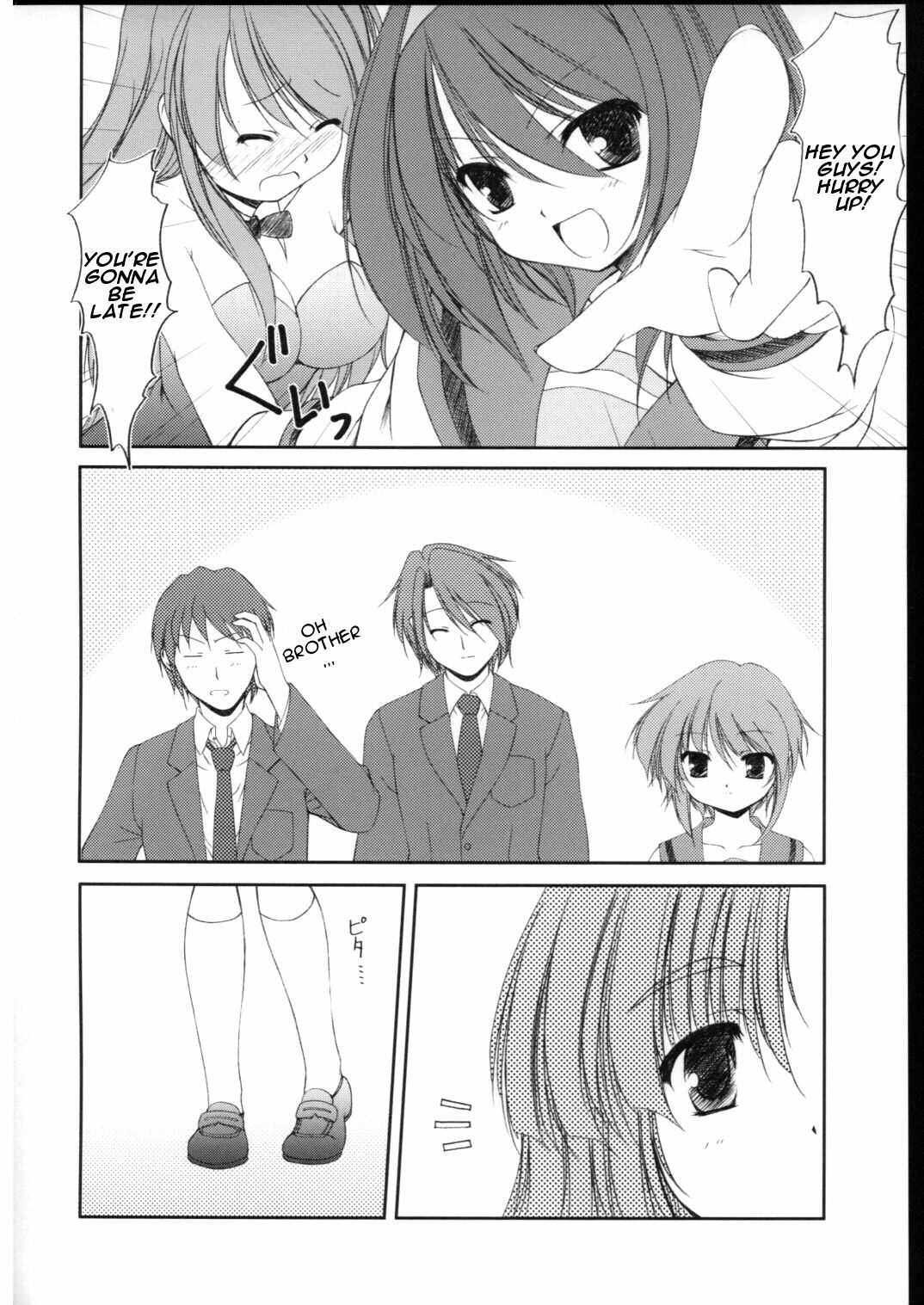 (SC38) [FAF (Hisaya, Misaki)] Space Kenzuishi (The Melancholy of Haruhi Suzumiya) [English] [CGrascal] page 19 full