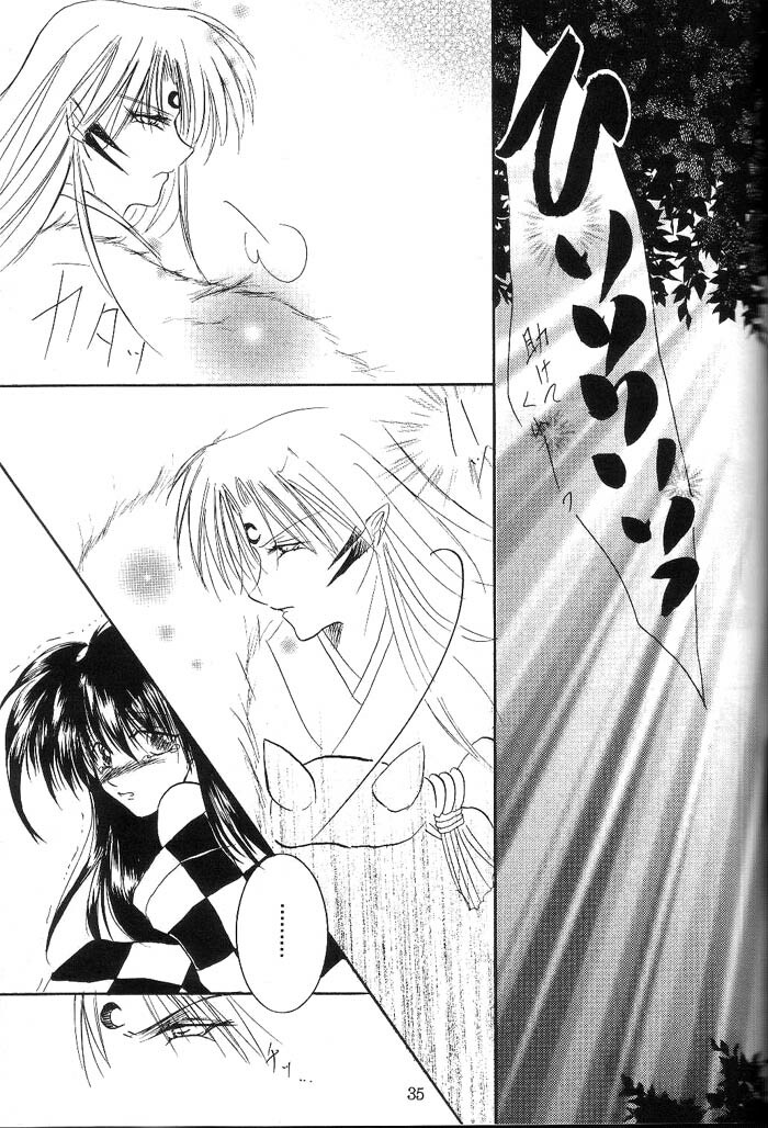 (C66) [Herohero Honpo (Kamiryou Kaduki)] Mutsumizuki (Inuyasha) page 34 full