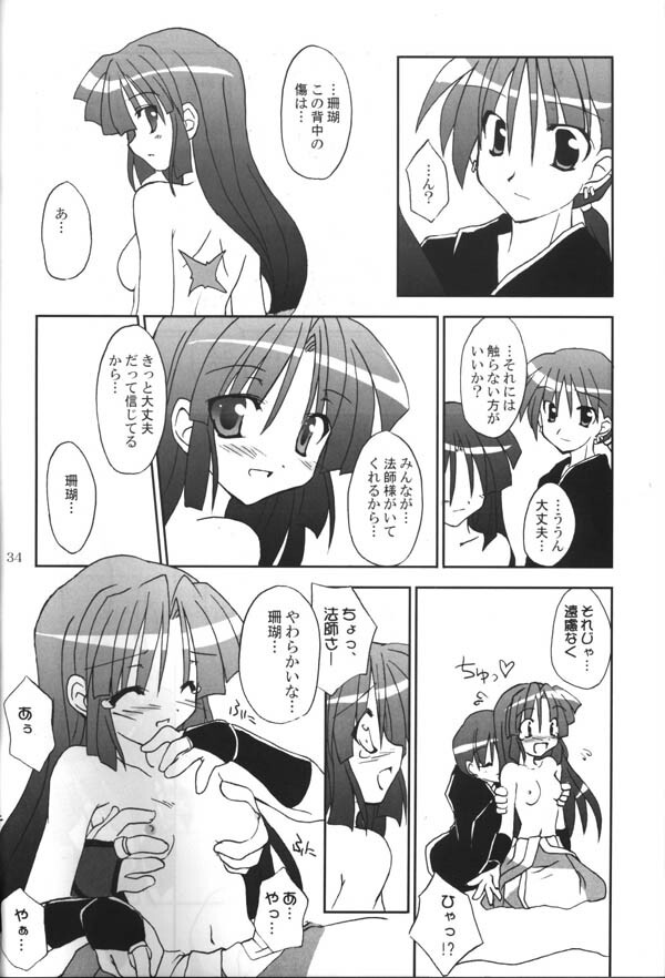 (C65) [Sumitan (Satou Kibi)] Sango-chan no Hon - Dai-san Maku (Inuyasha) page 32 full