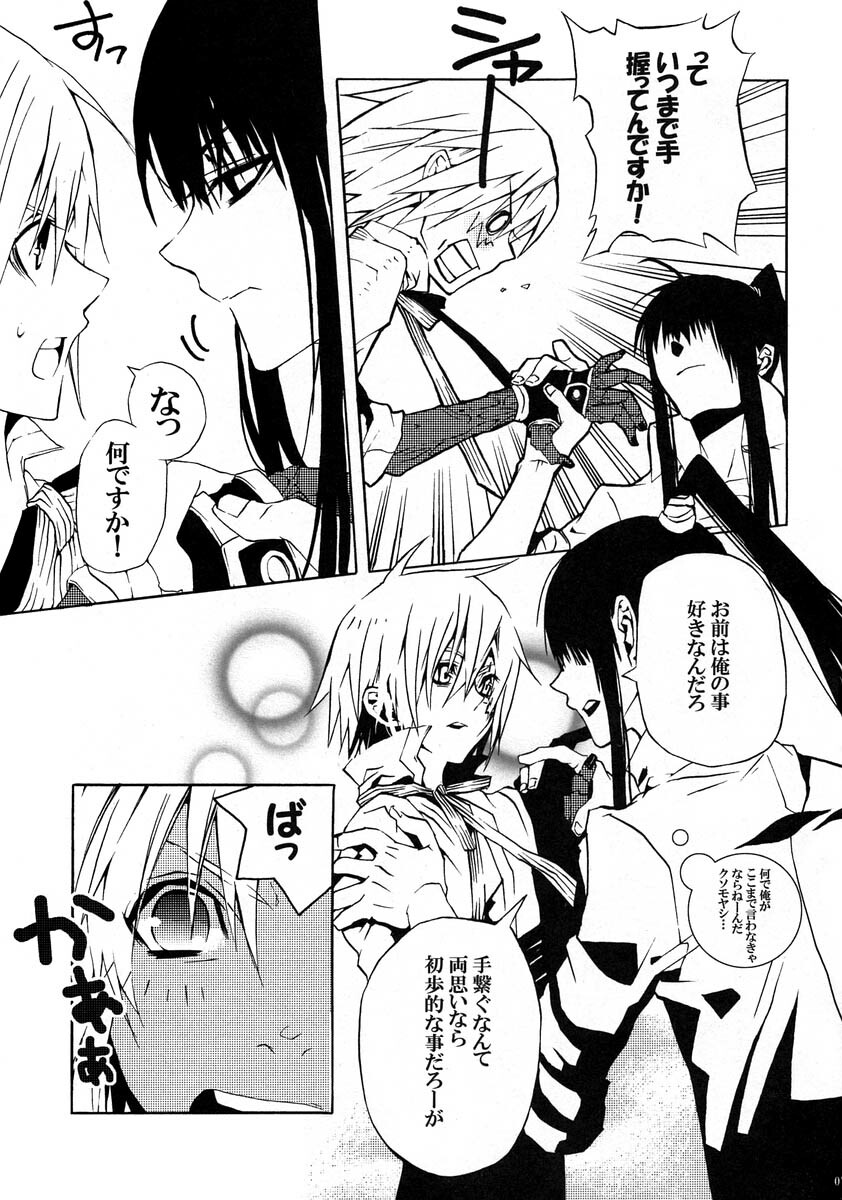 [Bery Manjhr (Mame Serikawa)] Kuro no Miruyume (kanda x alen) (d.gray-man) page 6 full