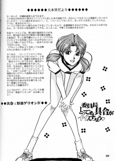 (C50) [Okinawa Taieki Gunjinkai (Yasunaga Kouichirou)] Iinchou Tottemo Guai Ga Iinchou (Neon Genesis Evangelion) - page 25