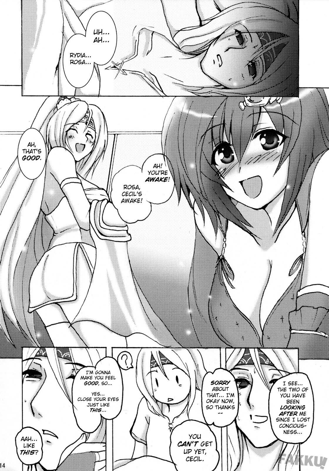 (COMIC1☆2) [YO-METDO (Yasakani An)] Aishite Ii Desu Tomo (Final Fantasy IV) [English] [FAKKU] page 14 full