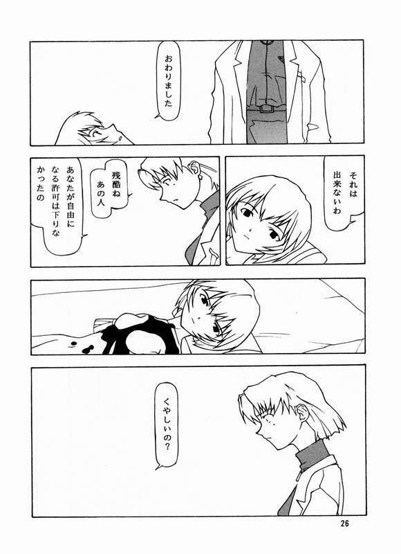 (CR21) [Chibi Chibi Neko Neko (PTOMAINE, Toria)] Yo Raide Ken Eru Getsu (Neon Genesis Evangelion) page 23 full