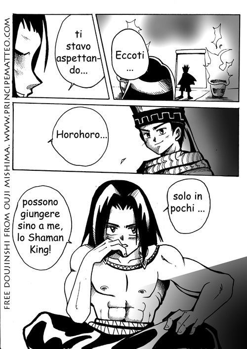 The Heart [Shaman King HoroHoro+Yoh Doujinshi Yaoi] page 2 full