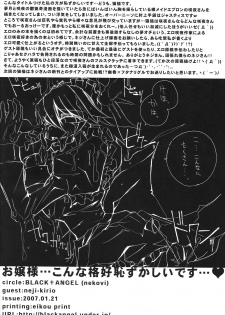 (CT9) [Black Angel (Nejiki Rio, Nekovi)] Ojou-sama... Konna Kakkou Hazukashii desu... (Touhou Project) - page 17