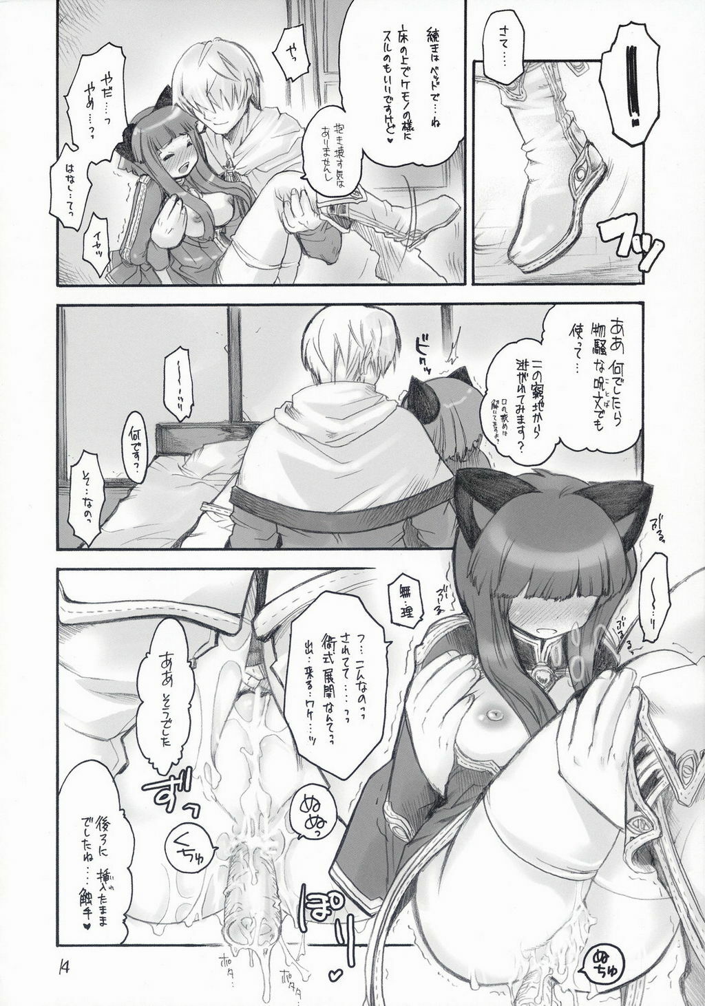 (C67) [Seinansei ni Kagayakeru Hoshi (Morino Papiko)] Ragnarok Yawa Level.5 (Ragnarok Online) page 13 full