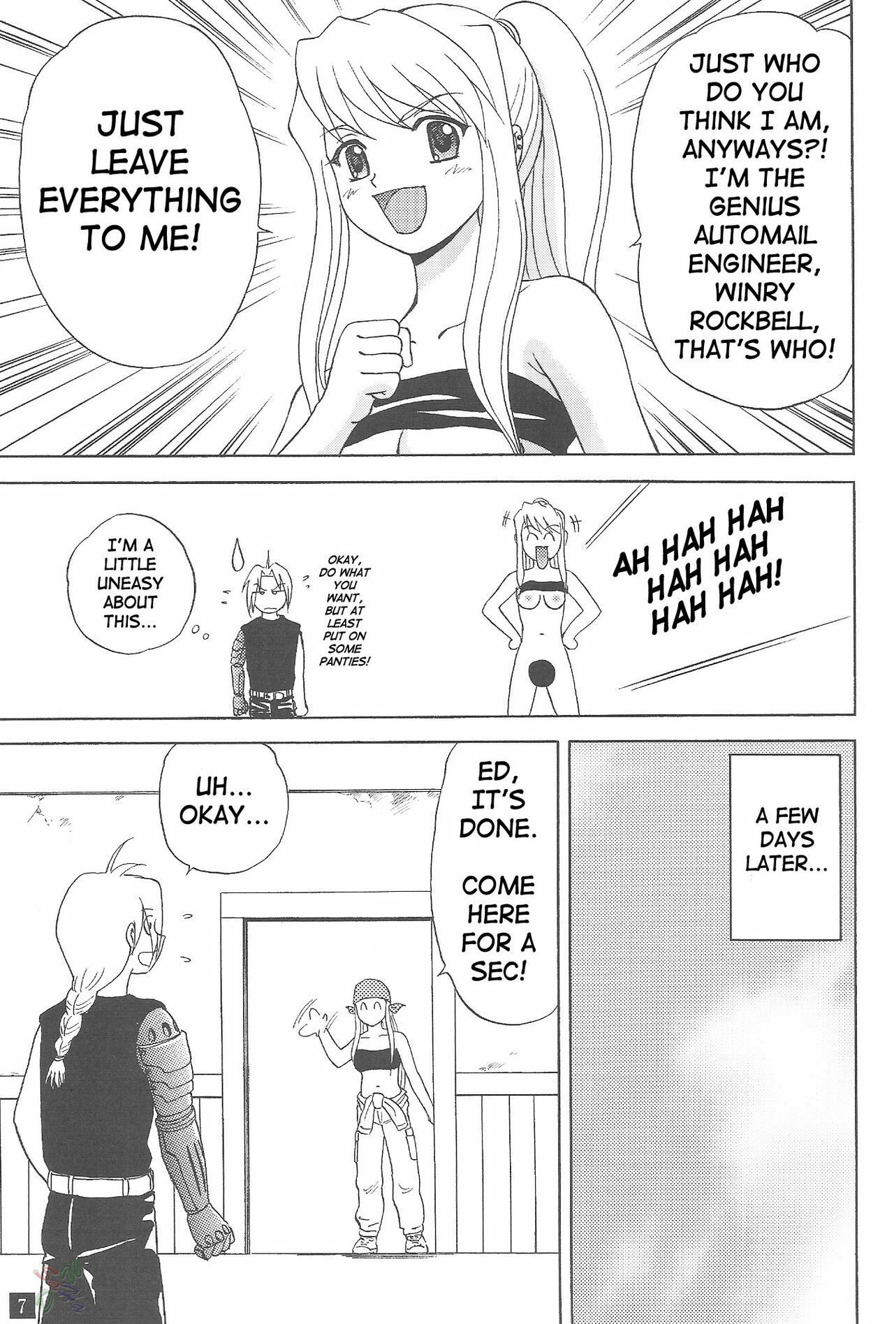 (C68) [YASRIN-DO (Yasu Rintarou)] Winry no Win'win | Winry's Vibrator (Fullmetal Alchemist) [English] [D-W] page 8 full