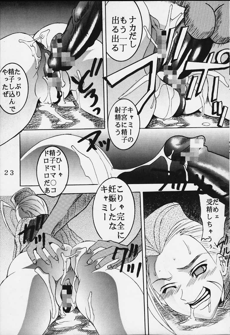 (C69) [St. Rio (Kitty)] Dandizum Nakadasi 2000 Capcom VS SNK (Capcom VS SNK) page 23 full