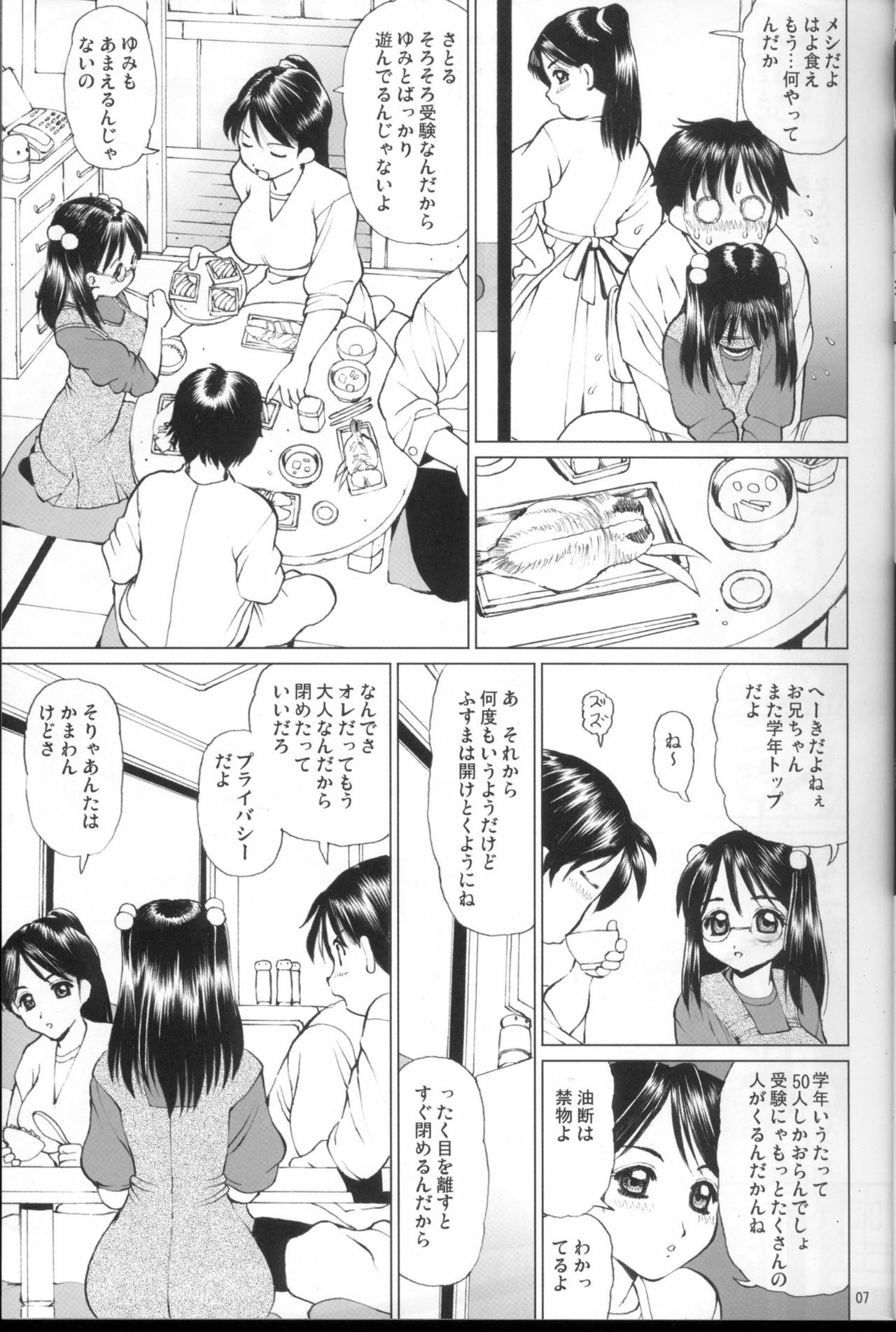 (C66) [18 Monkeys (Inono)] Meganekko no Imouto to Kindan no aa... uu... page 6 full