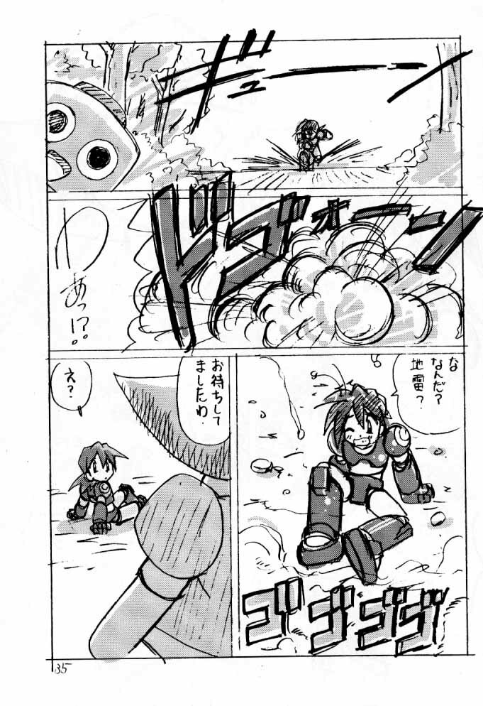 (C57) [First Class (Kazunekos)] Déjà Vu {Hitsuji no Maki} (Rockman DASH [Mega Man Legends]) page 34 full