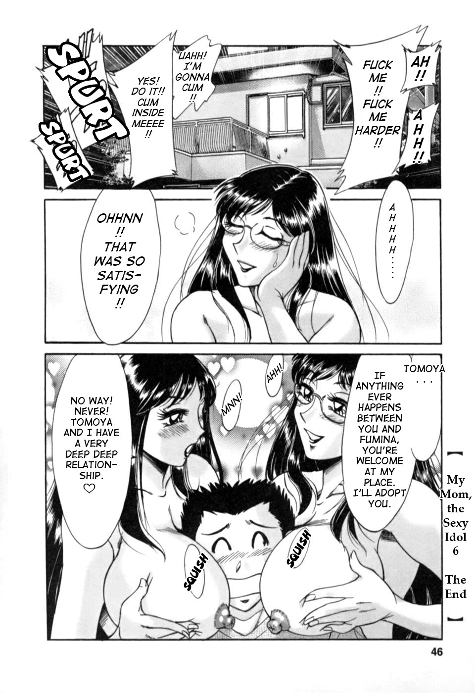 [Chanpon Miyabi] Haha wa Sexy Idol 2 | My Mom, The Sexy Idol 2 [English] {Tadanohito} page 47 full