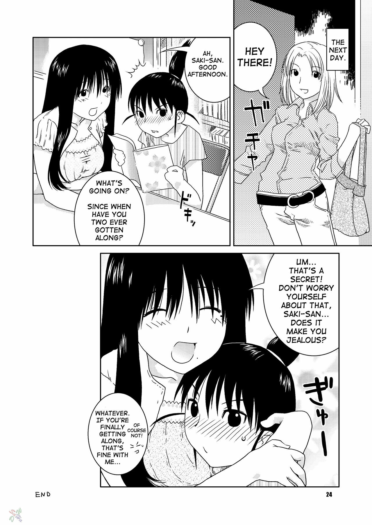 (C67) [Nekomataya (Nekomata Naomi)] Fude to Boin | Brushes and Breasts (Genshiken) [ENG] [D-W] page 22 full