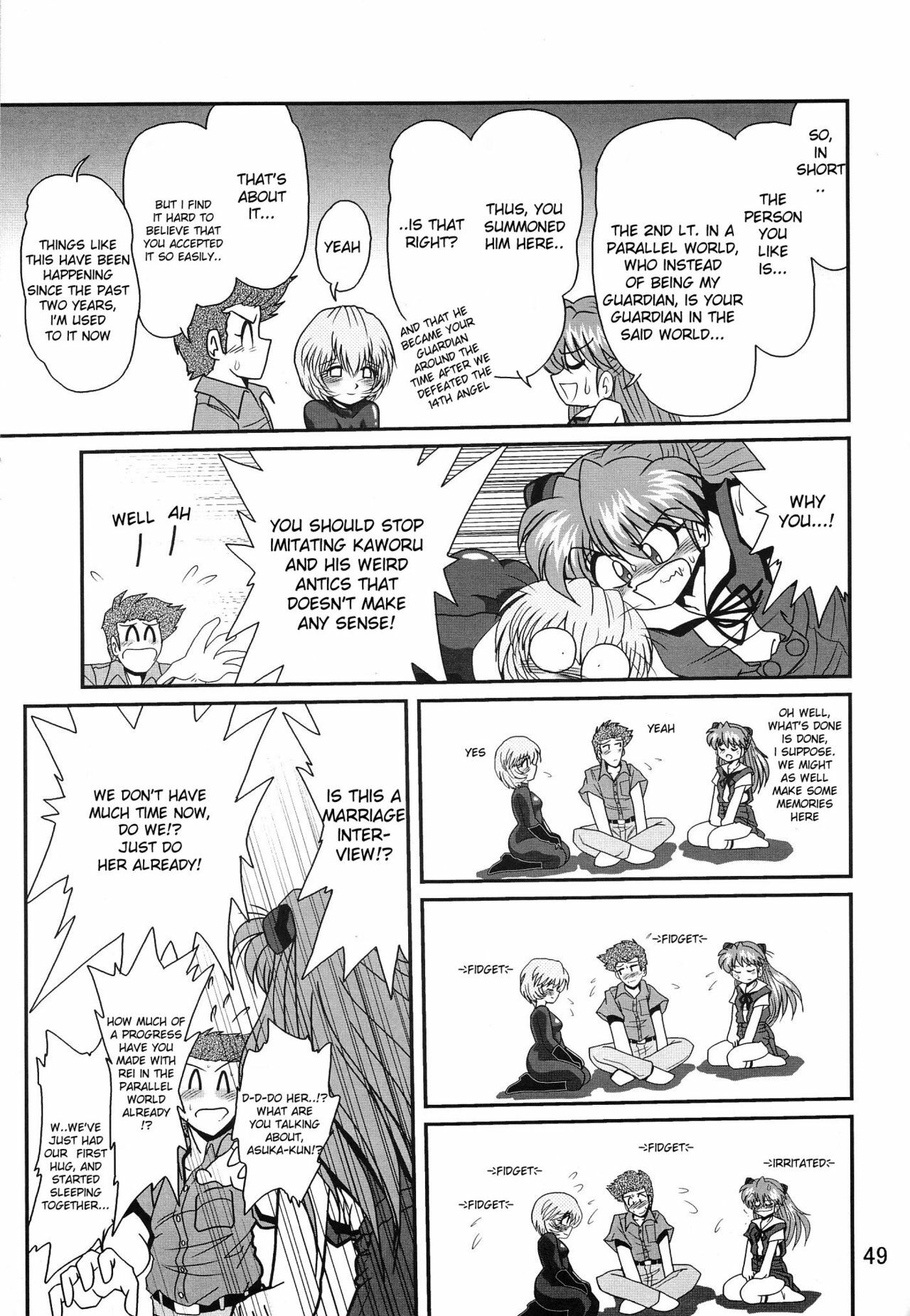 [Thirty Saver Street 2D Shooting (Maki Hideto, Sawara Kazumitsu)] Second Hobaku Project 3 (Neon Genesis Evangelion) [English] page 49 full