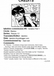 [Chuuka Mantou (Yagami Dai)] Variation - Part 1 (Ranma 1/2) [English] - page 26