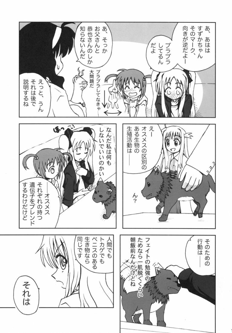 (Nanoha Festival) [Daikokudou (KURO)] Kemono-tachi no Yuuutsu -Kaiteiban- (Mahou Shoujo Lyrical Nanoha) page 14 full