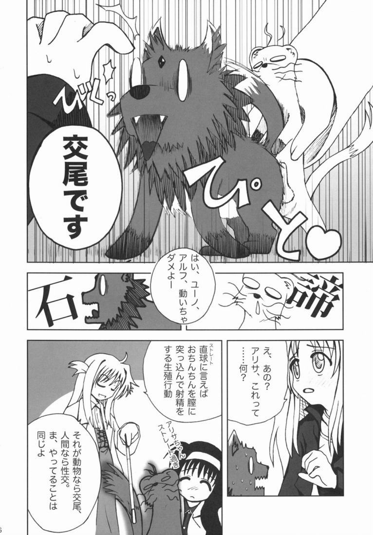 (Nanoha Festival) [Daikokudou (KURO)] Kemono-tachi no Yuuutsu -Kaiteiban- (Mahou Shoujo Lyrical Nanoha) page 15 full