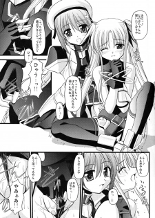 (C71) [Aji Dukusi (Kitamiya Genbu)] RIDE ON MIND (Mahou Shoujo Lyrical Nanoha A's) - page 8