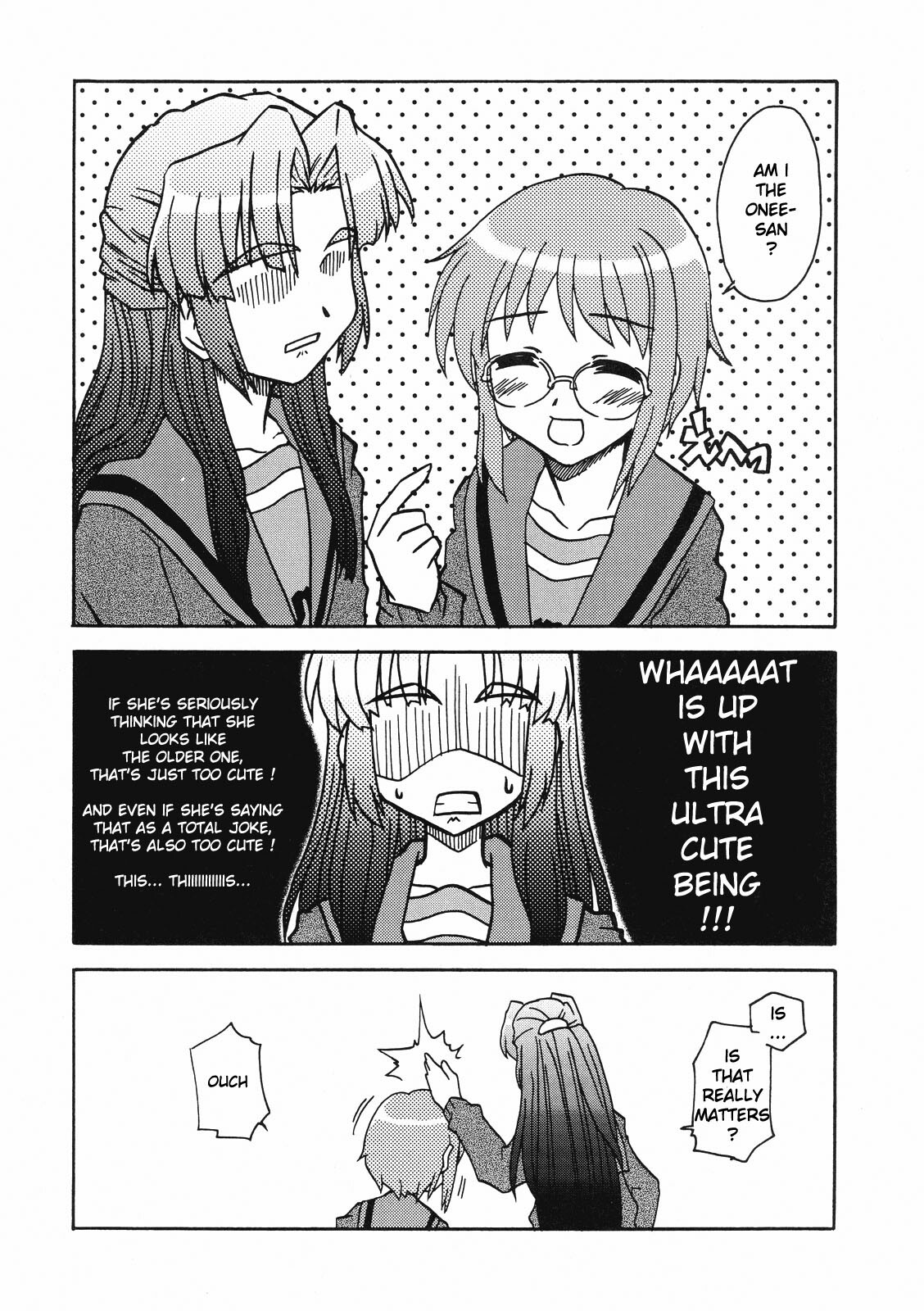 (Nagato Matsuri Daisuki) [Tougall Kai (Kairakuen Umeka)] AsaNaga Keikaku 2007 Nentou Houkokusho | AsaNaga Project 2007 New Year Report (Suzumiya Haruhi no Yuuutsu) [English] [Chux] page 7 full