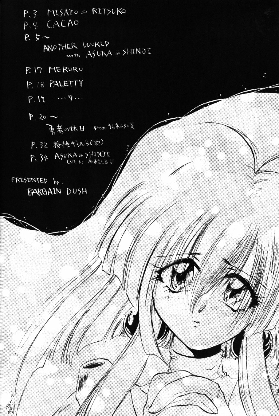 [BARGAIN DUSH (Takaki Satoru, U-K)] BARGAIN DUSH no Hon. Vol,1 Otona no Oniisan Muke Da yo (Neon Genesis Evangelion) page 3 full