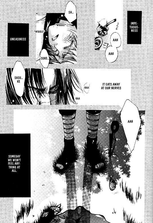 (CCTokyo89) [ANJEY-SS (Amemiya Kazuyuki)] Zettai Anzen Kamisori (Naruto) [English] [Obsession-Yaoirulez] page 19 full