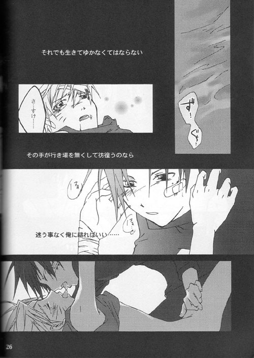 (CR34) [piero (Fuyumoe Makomo)] Kin no Hane Gin no Shikabane (Naruto) page 26 full