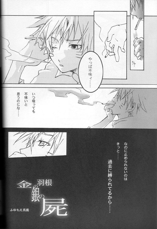 (CR34) [piero (Fuyumoe Makomo)] Kin no Hane Gin no Shikabane (Naruto) page 6 full