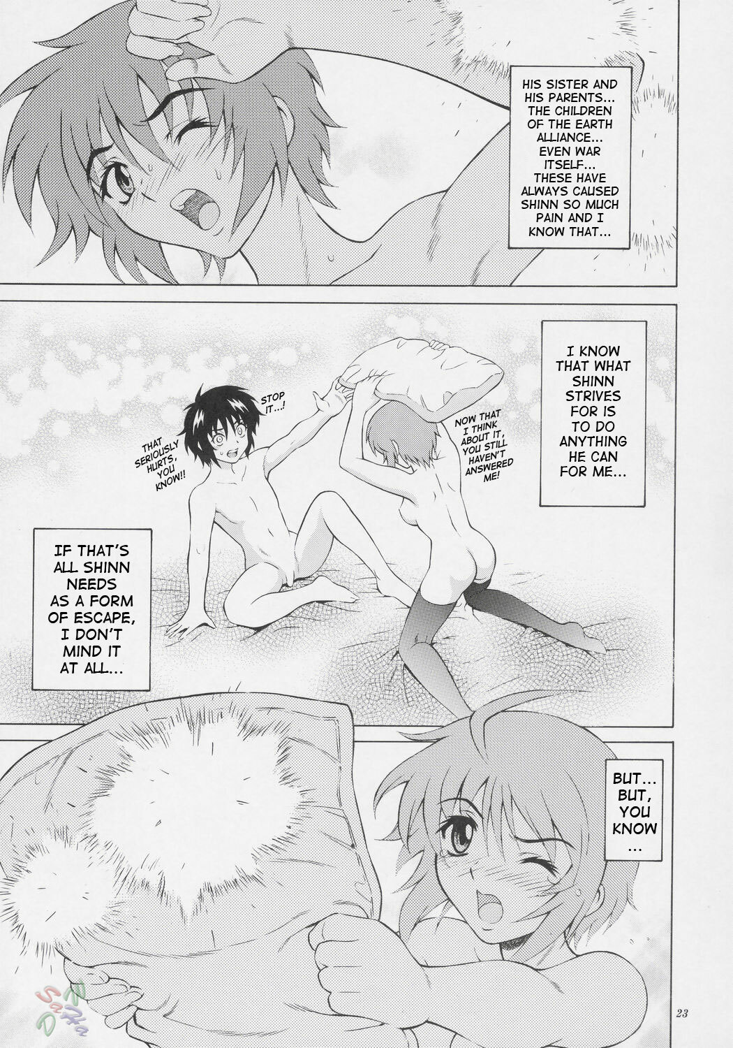 (C69) [GUST (Harukaze Soyogu)] Burning!! 2 (Mobile Suit Gundam SEED DESTINY) [English] [SaHa] page 21 full