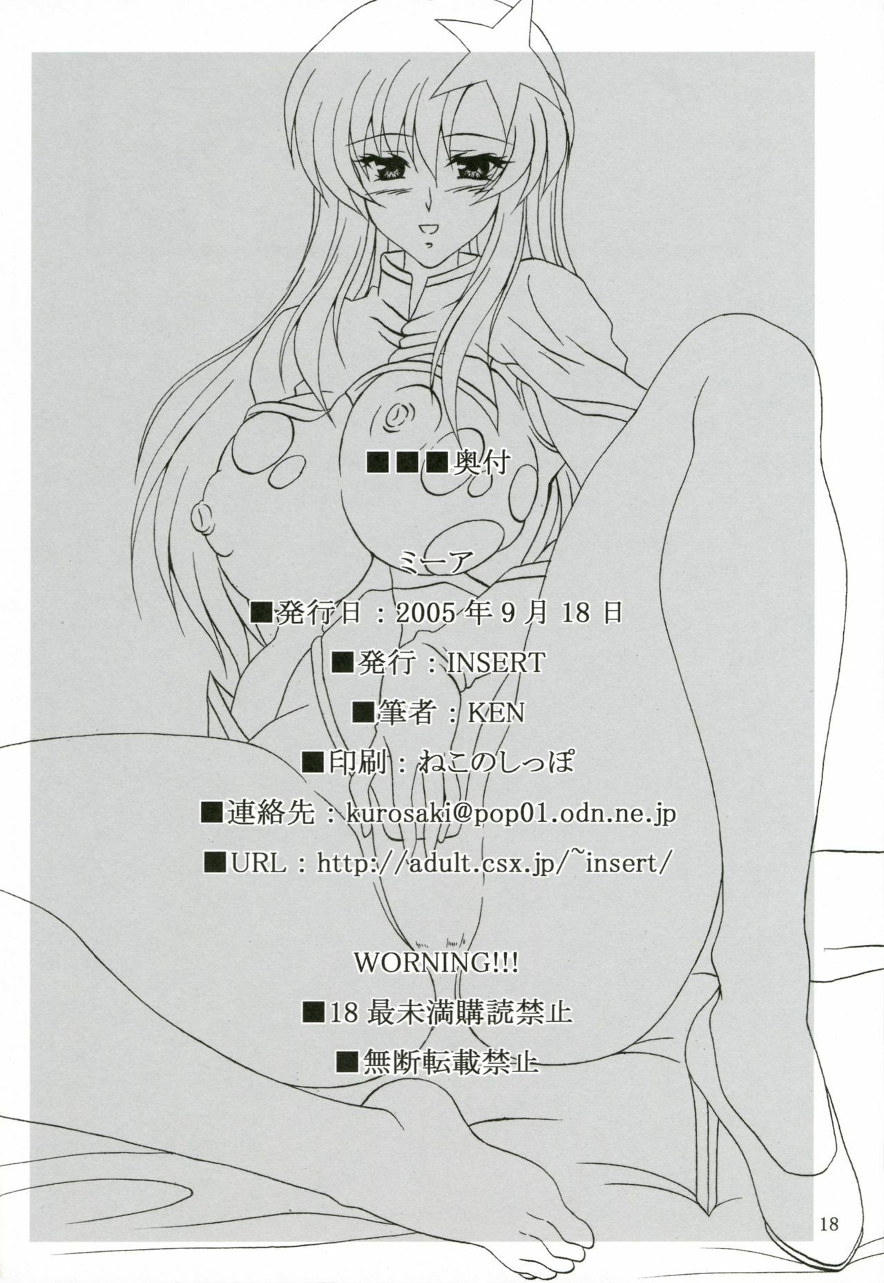 (SC29) [INSERT (KEN)] Meer (Gundam SEED DESTINY) page 17 full