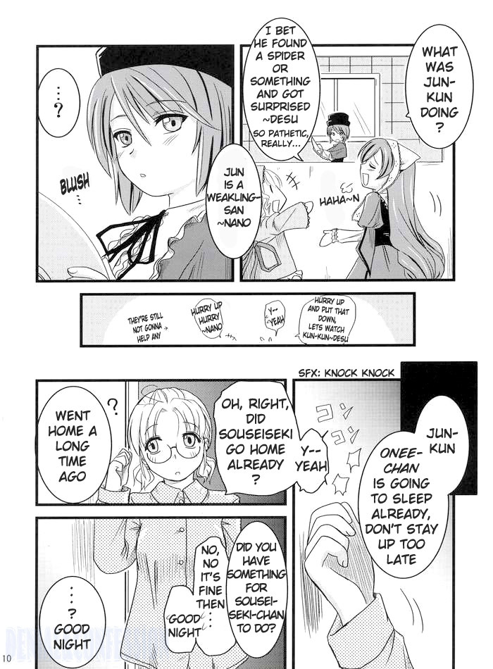 (MakiMaki 3) [Shin Hijiridou Honpo (Hijiri Tsukasa)] Sou and Bara (Rozen Maiden) [English] {Denial} page 7 full