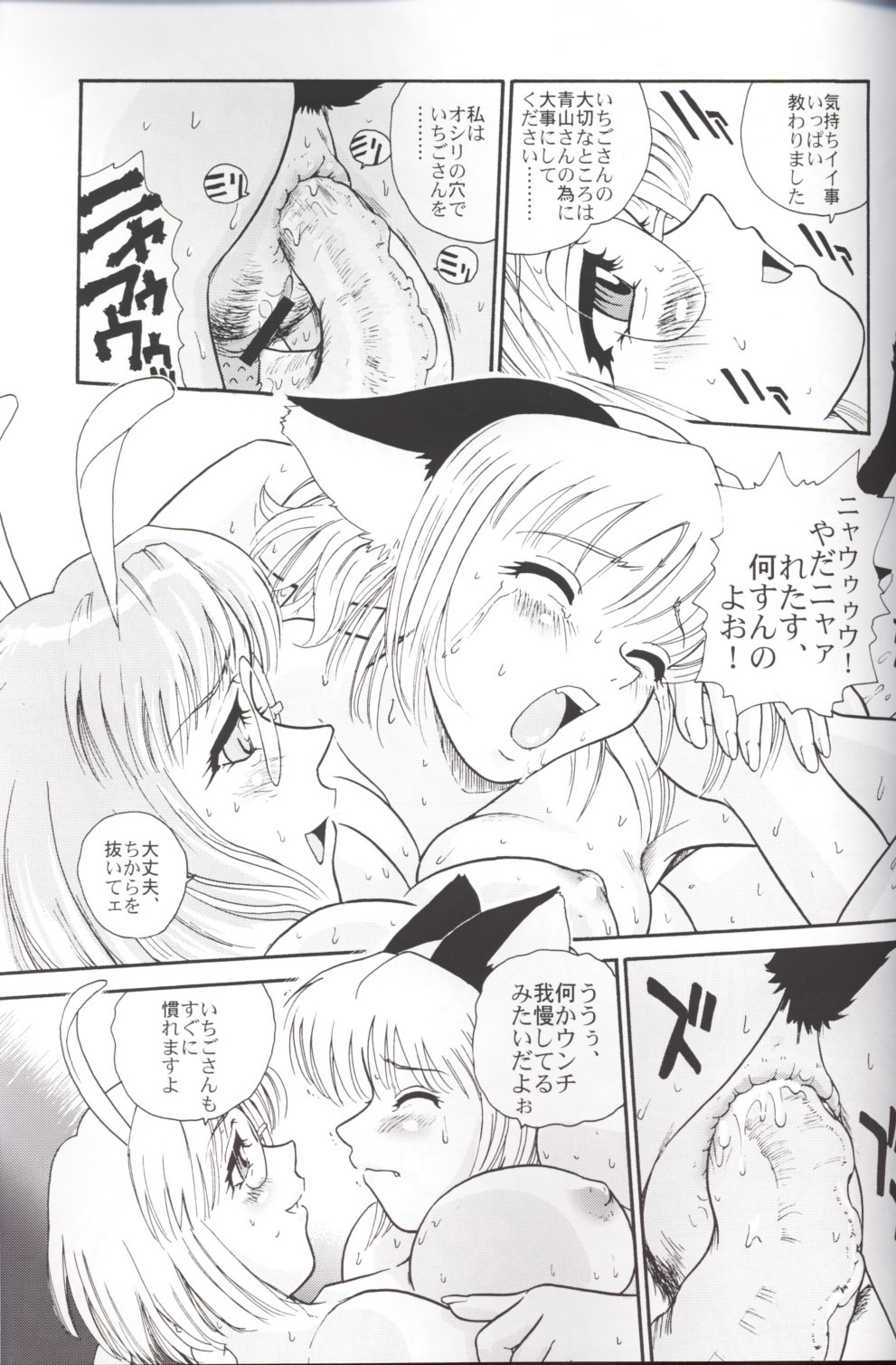 [Behind Moon (Q)] Hamekko doubutsu (Tokyo Mew Mew [Mew Mew Power]) page 18 full