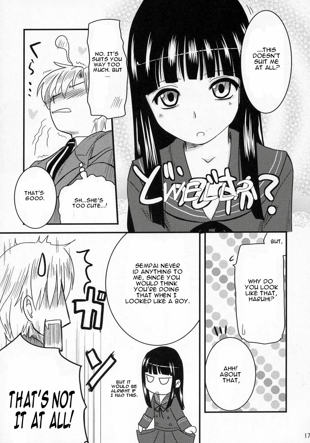 (C70) [Shin Hijiridou Honpo (Hijiri Tsukasa)] Fujioka Haruhi no Houkago (Ouran High School Host Club) [English] [CGrascal] page 16 full