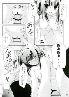 (C74) [Newton no Ringo (Inuzumi Masaki)] Kyonko no Sainan (The Melancholy of Haruhi Suzumiya) - page 12