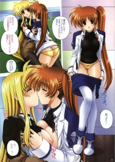 (C74) [Kamogawaya (Kamogawa Tanuki)] Nineteens NxF (Mahou Shoujo Lyrical Nanoha) - page 3