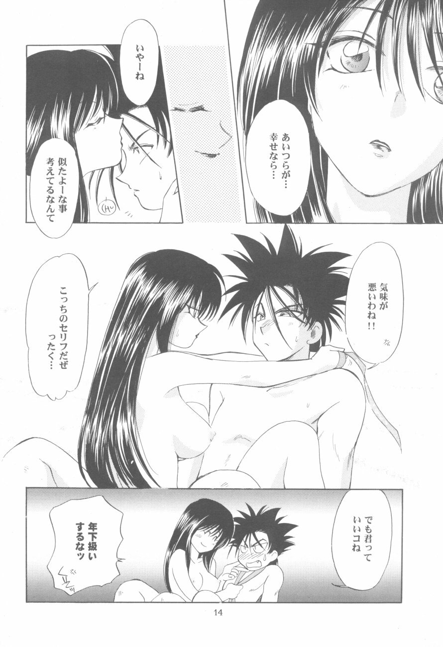 (Eternal Kanon 1) [Yamaguchirou (Yamaguchi Shinji)] Kinki II ～TABOO II～ (Rurouni Kenshin) page 14 full