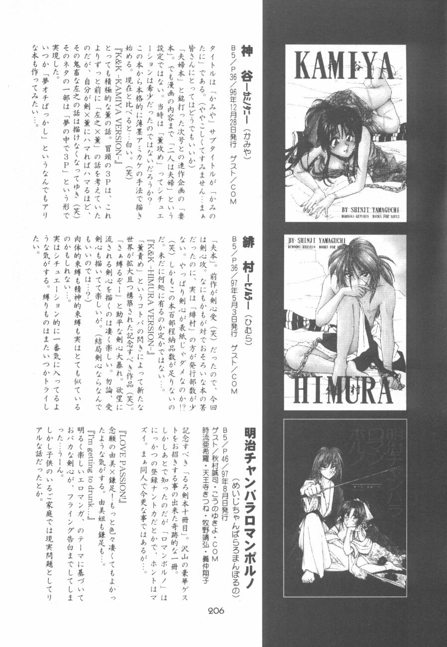 (Eternal Kanon 1) [Yamaguchirou (Yamaguchi Shinji)] Kinki II ～TABOO II～ (Rurouni Kenshin) page 209 full