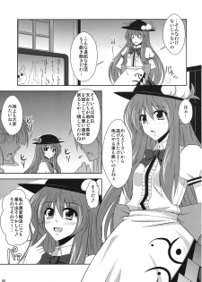 (C74) [Dokomademo Aoi Sora ni Ukabu Niku (Nikusoukyuu)] Mousou Uchouten!! (Touhou Project) - page 5