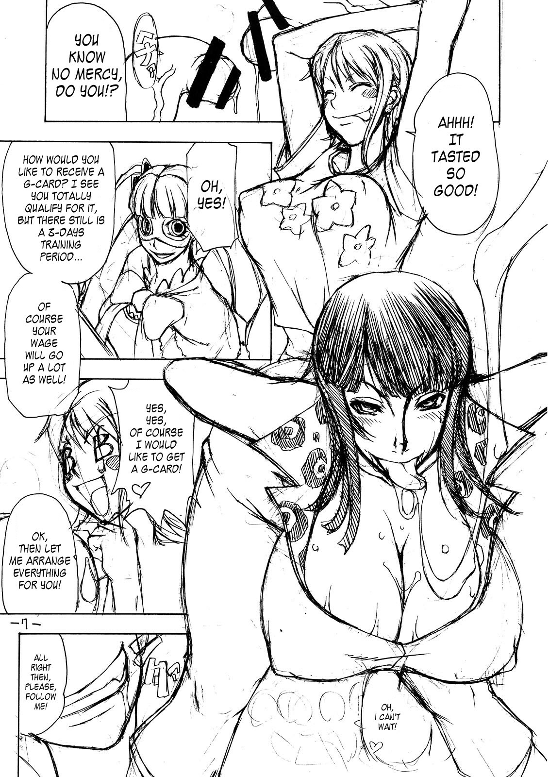 (C74) [Majimadou (Matou)] PINKY WHORE SHOW!! (One Piece) [English] [Kusanyagi] page 7 full