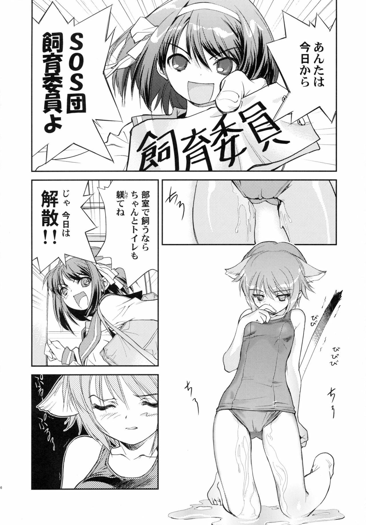 (C71) [Hapoi-dokoro (Okazaki Takeshi)] Arterna (The Melancholy of Haruhi Suzumiya) page 5 full