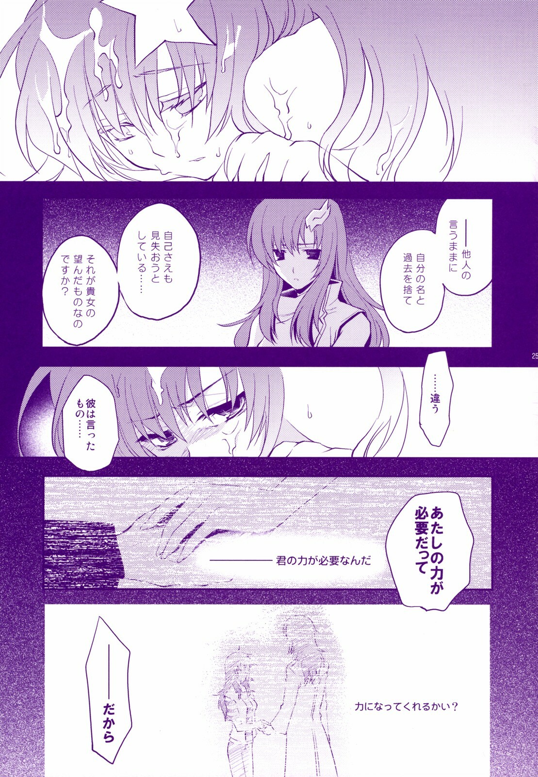 (SC34) [ARESTICA (Ariko Youichi)] Nemurenai Yoru wa Nemurenai Yume o (Mobile Suit Gundam SEED DESTINY) page 24 full