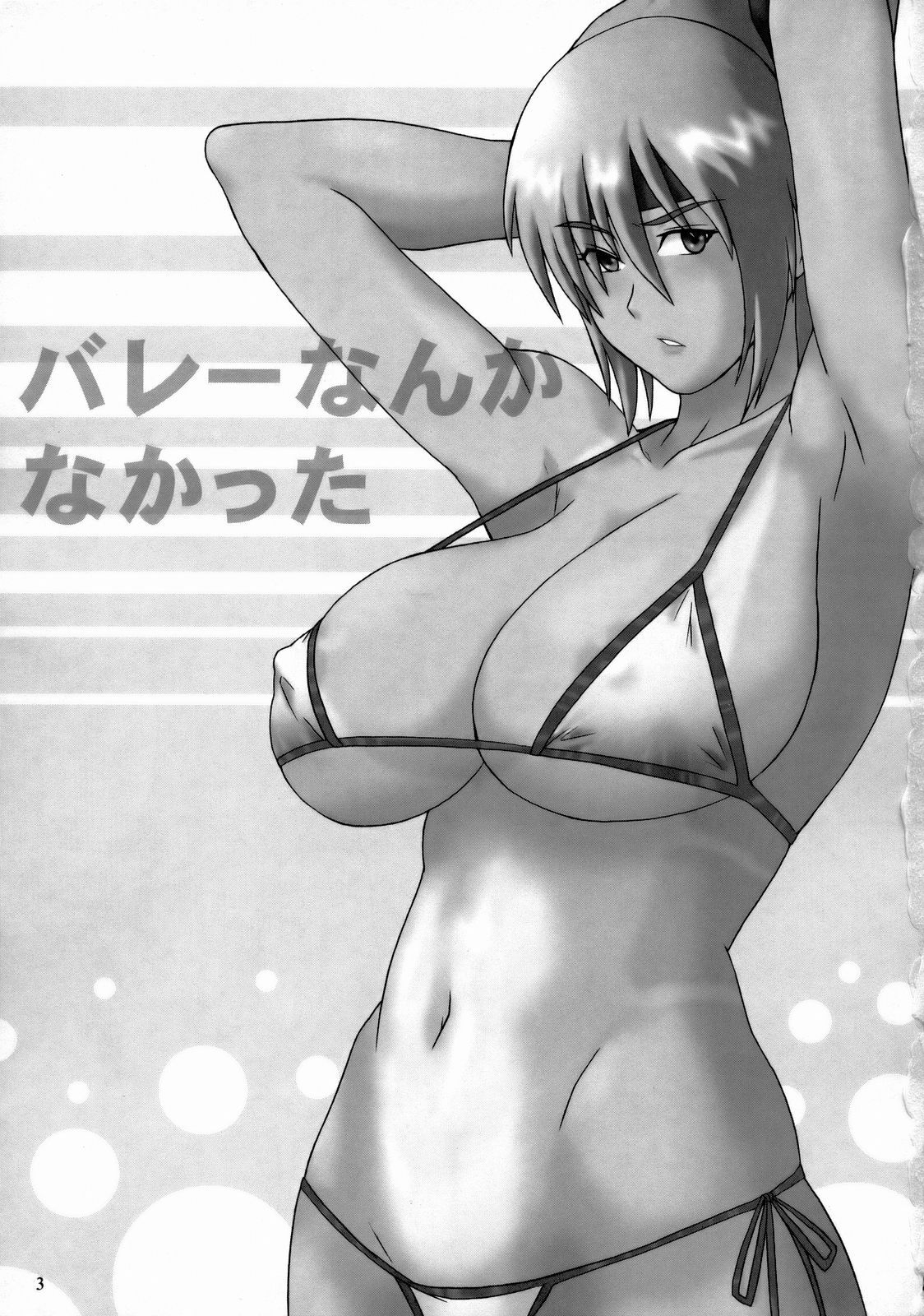 (C74) [Dashigara 100% (Minpei Ichigo)] Volley Nanka Nakatta (Dead or Alive) page 2 full