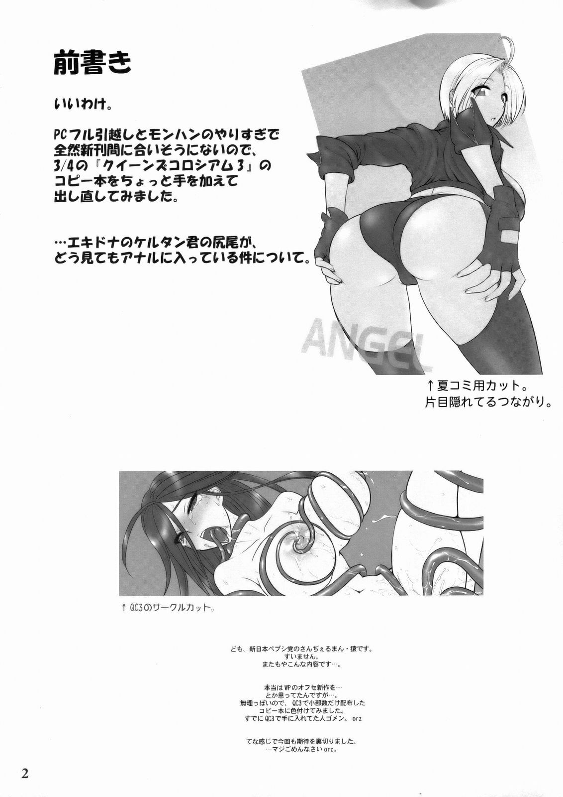 (SC39)[Shinnihon Pepsitou (St.germain-sal)] Nikusu wo Hirogete Minna de Taneduke! (Queen's Blade) page 2 full