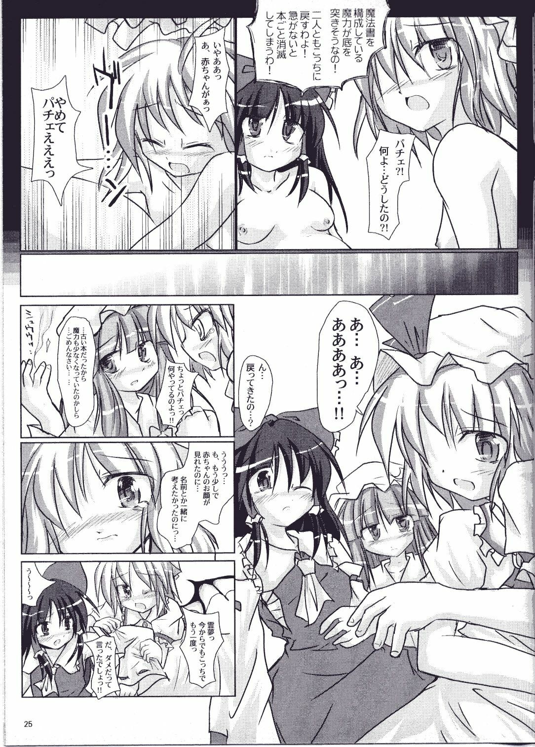 (Reitaisai 4) [Pixel Cot. (Habara Meguru)] Red Honey Moon (Touhou Project) page 24 full