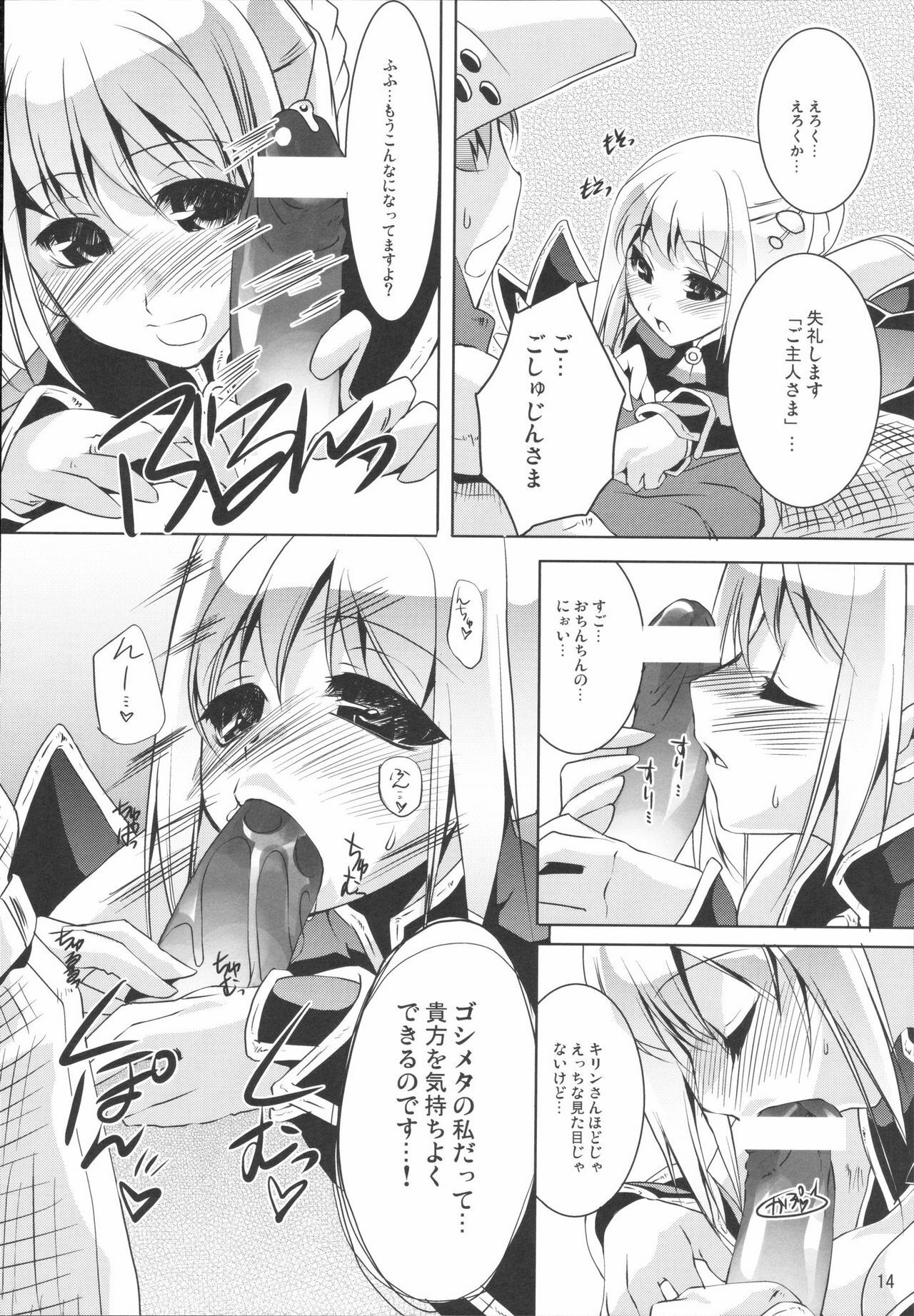 (C72) [Fujiya Honten (Thomas)] Kyokyojitsujitsu (Monster Hunter) page 13 full