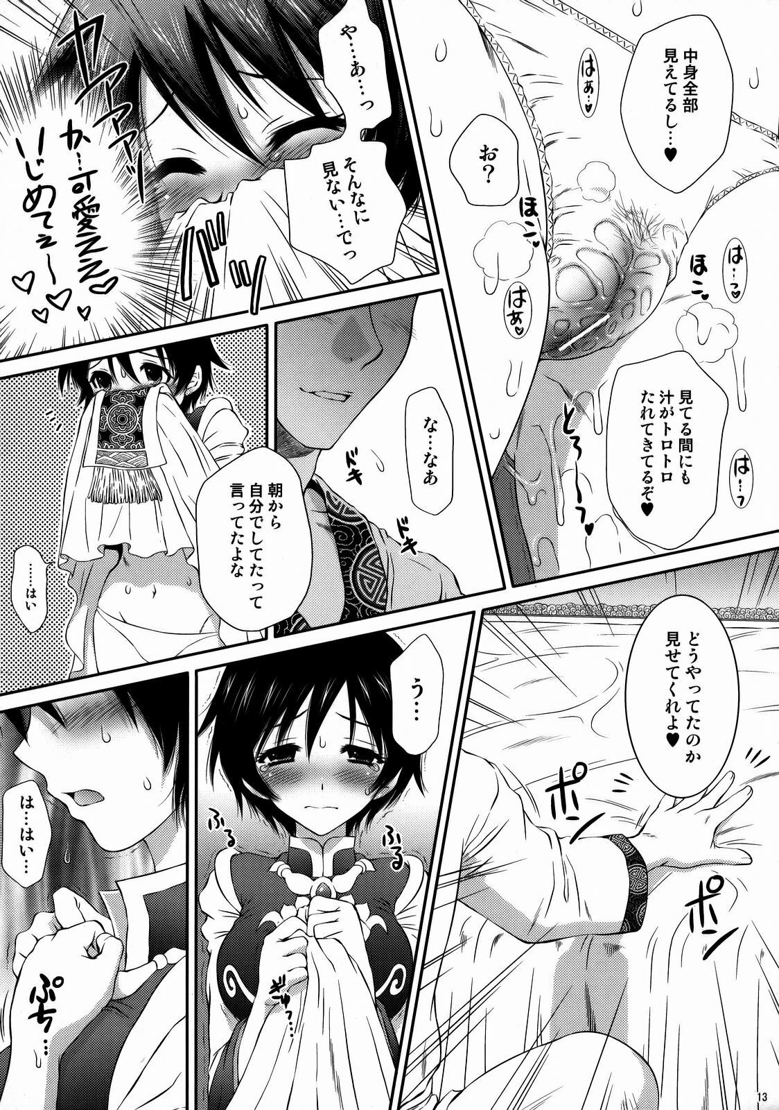 [U.R.C (Momoya Show-Neko)] Himitsu no Rikuson-chan (Dynasty Warriors) page 12 full