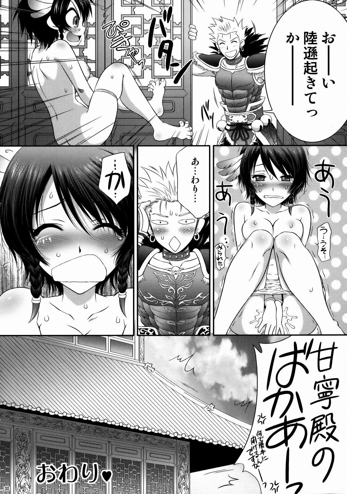 [U.R.C (Momoya Show-Neko)] Himitsu no Rikuson-chan (Dynasty Warriors) page 29 full