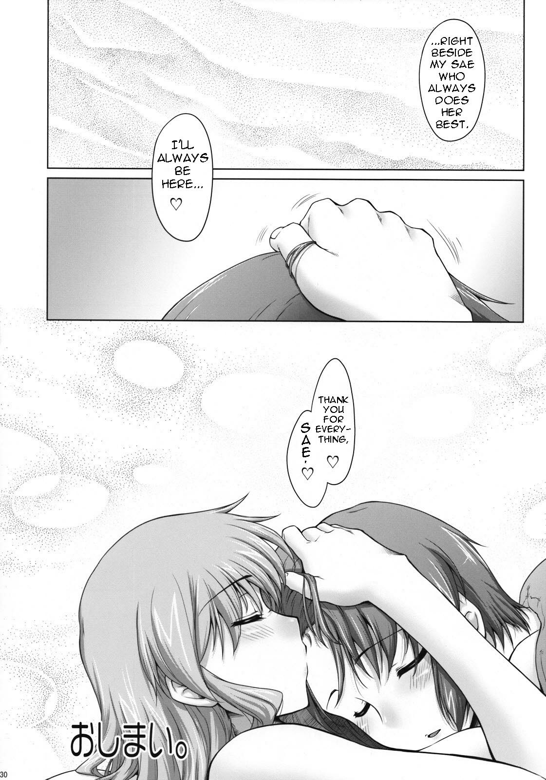 (C74) [Sago-Jou (Seura Isago)] Ayafuya Rocket (Hidamari Sketch) [English] [Yuribou] page 30 full