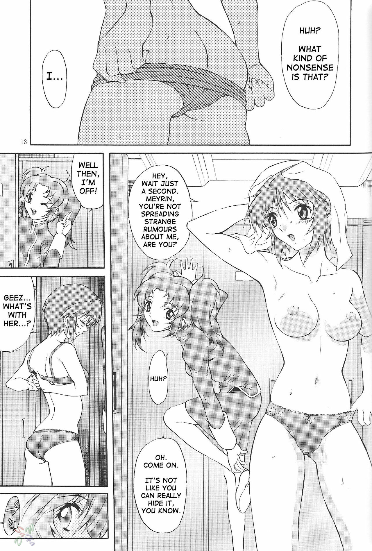 (C68) [GUST (Harukaze Soyogu)] Burning!! 0 (Mobile Suit Gundam SEED DESTINY) [English] [SaHa] page 12 full