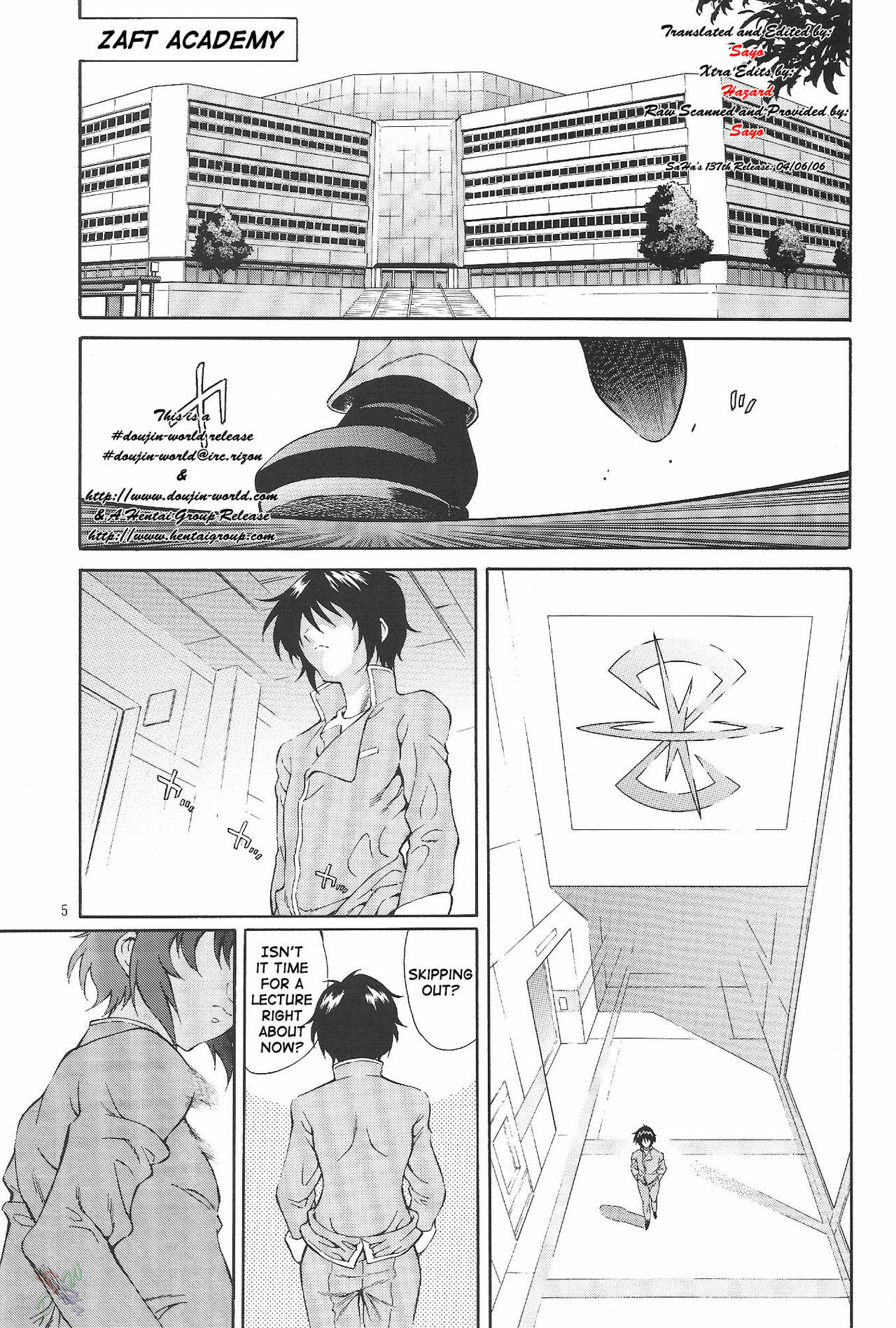 (C68) [GUST (Harukaze Soyogu)] Burning!! 0 (Mobile Suit Gundam SEED DESTINY) [English] [SaHa] page 4 full