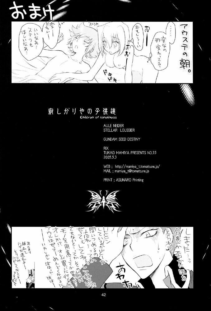 (SUPER14) [RIX (Mamiya Tsukiko)] Sabishigariya no Kodomo-tachi - Children of Loneliness (Gundam SEED Destiny) [English] [Doki Doki] page 42 full